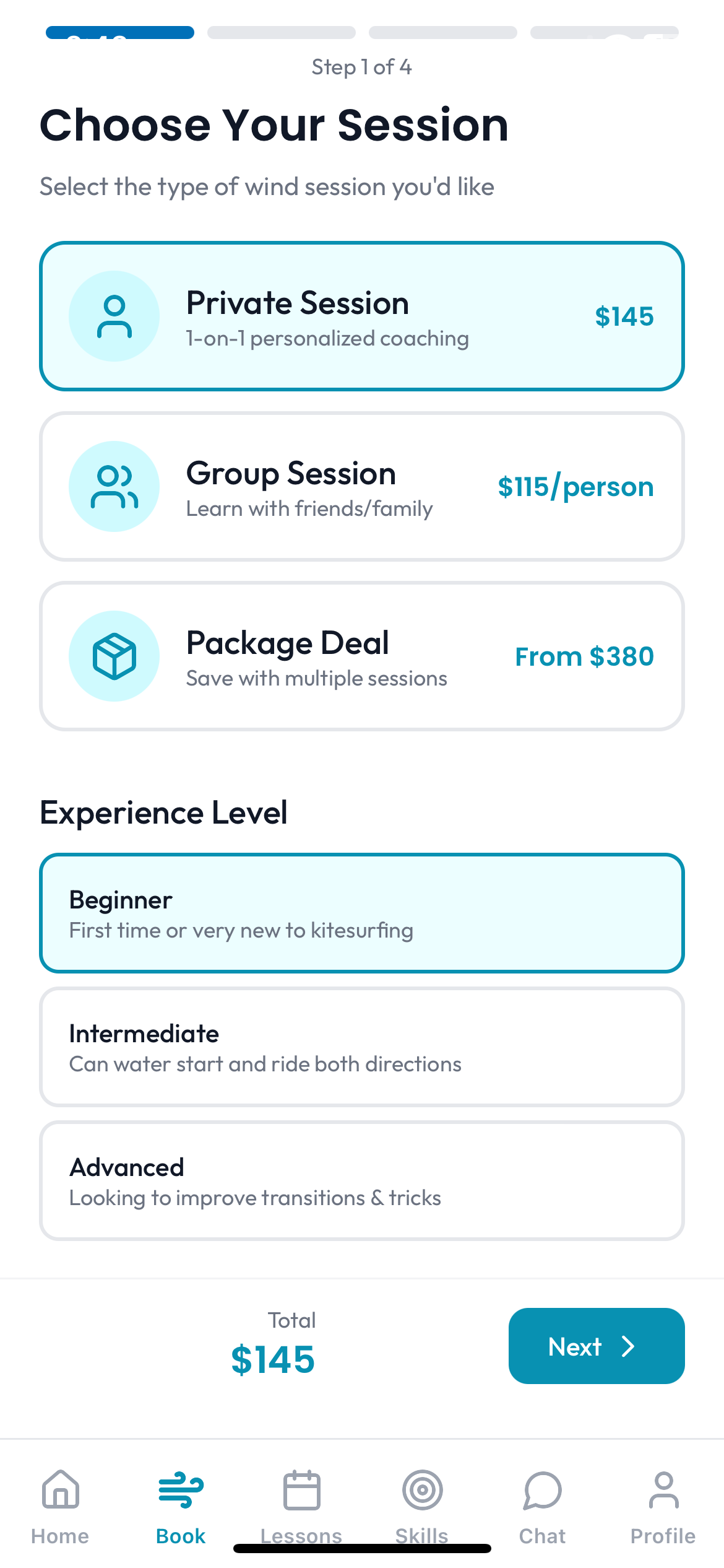 Kite School- Intelligent Kitesurfing School Operating System - Coming up- Make your reservation and pay  founder price