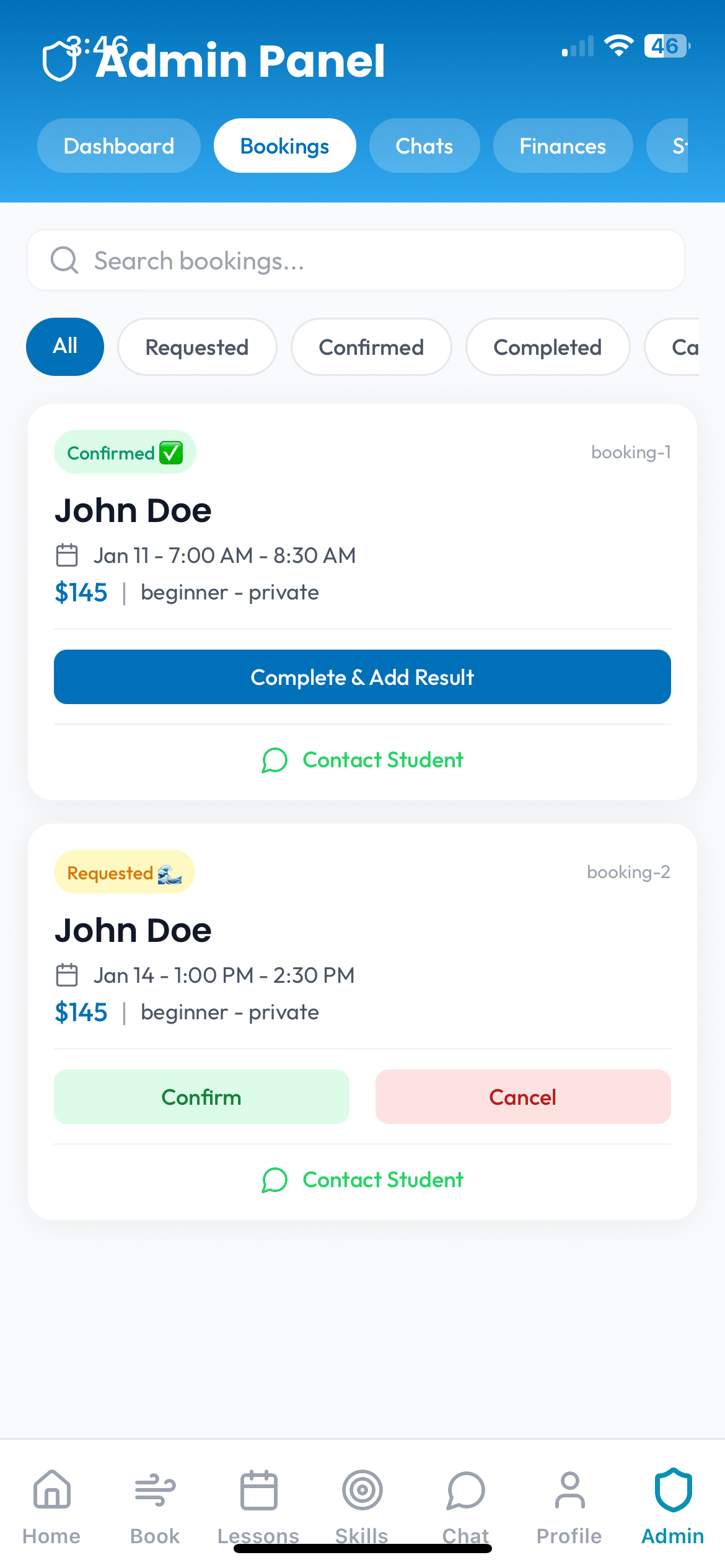 Kite School- Intelligent Kitesurfing School Operating System - Coming up- Make your reservation and pay  founder price