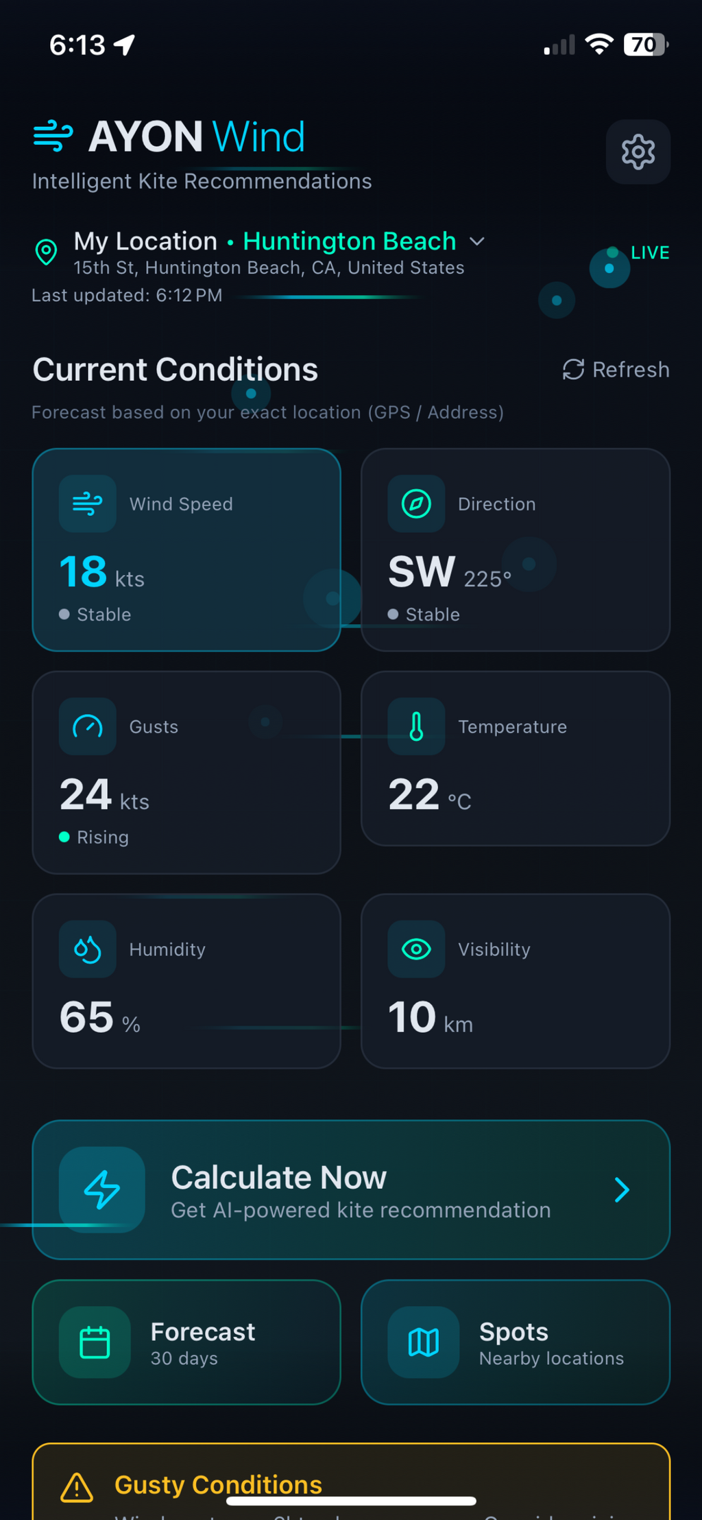 Wind Forecast — Free Access