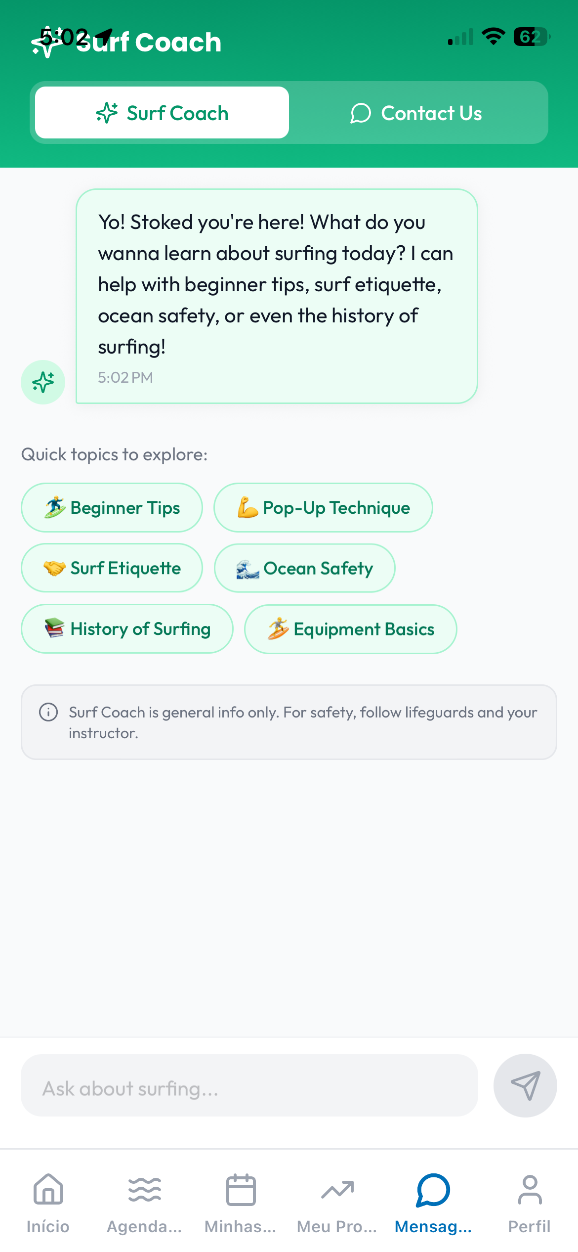 Surf School -Intelligent Surf School Operating System